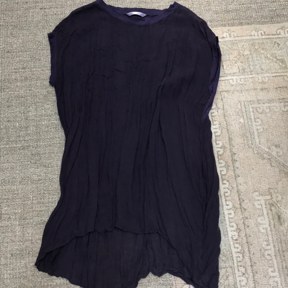 Luna Luz linen crinkle tunic top